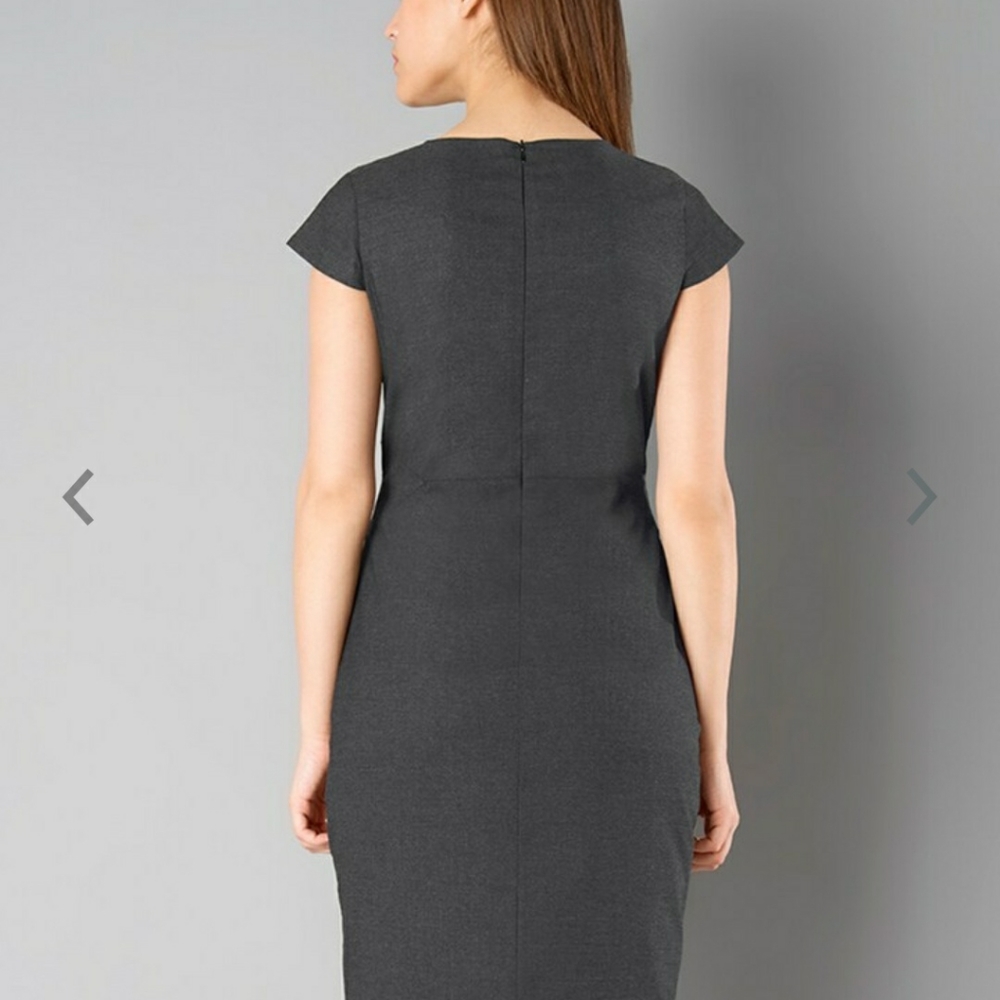 FabAlley Grey Formal Dress - Size L - Picture 2 of 2